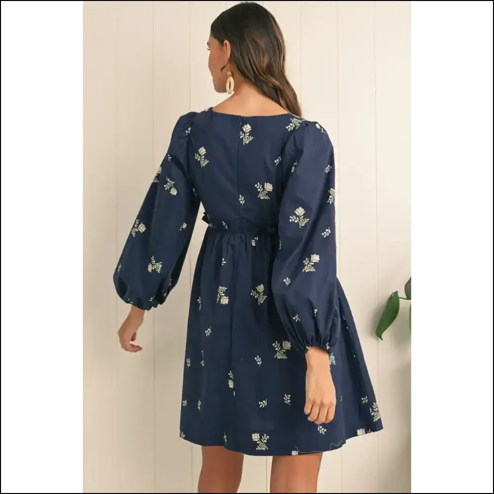 Blue Floral Puff Sleeve Dress: too Cute to Handle  💙 Needful Things
