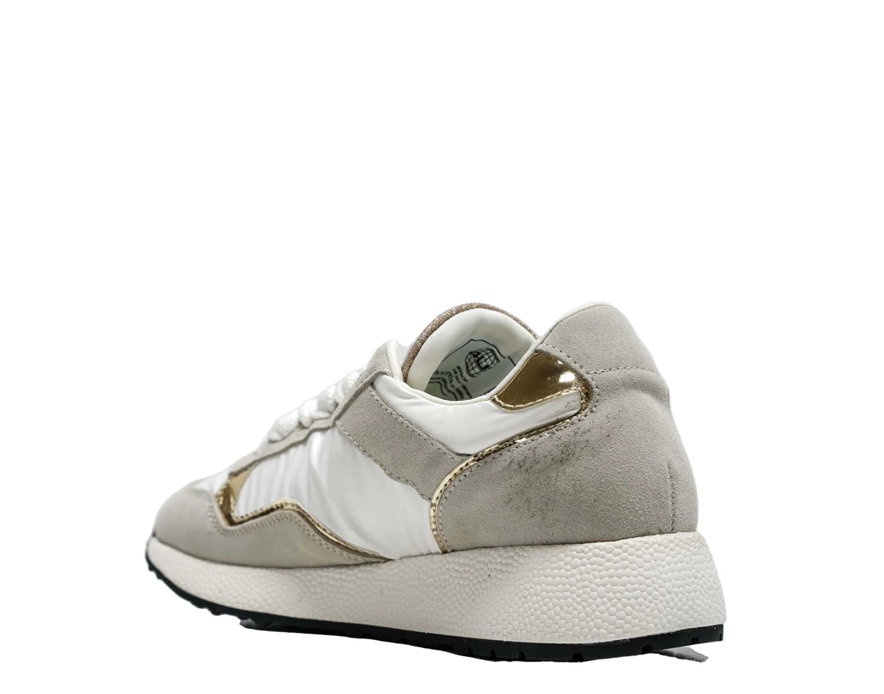 Cesare Paciotti 4US Women’s Gold Nylon Sneaker BB7022 40% off
