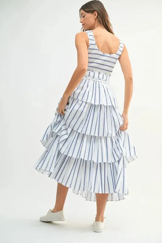 CITY CHIC STRIPE DRESS