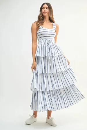 CITY CHIC STRIPE DRESS