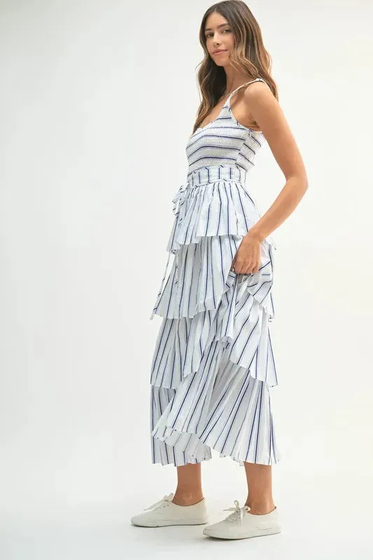 CITY CHIC STRIPE DRESS