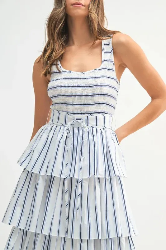 CITY CHIC STRIPE DRESS