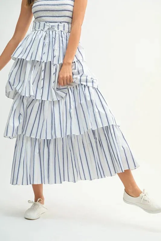 CITY CHIC STRIPE DRESS