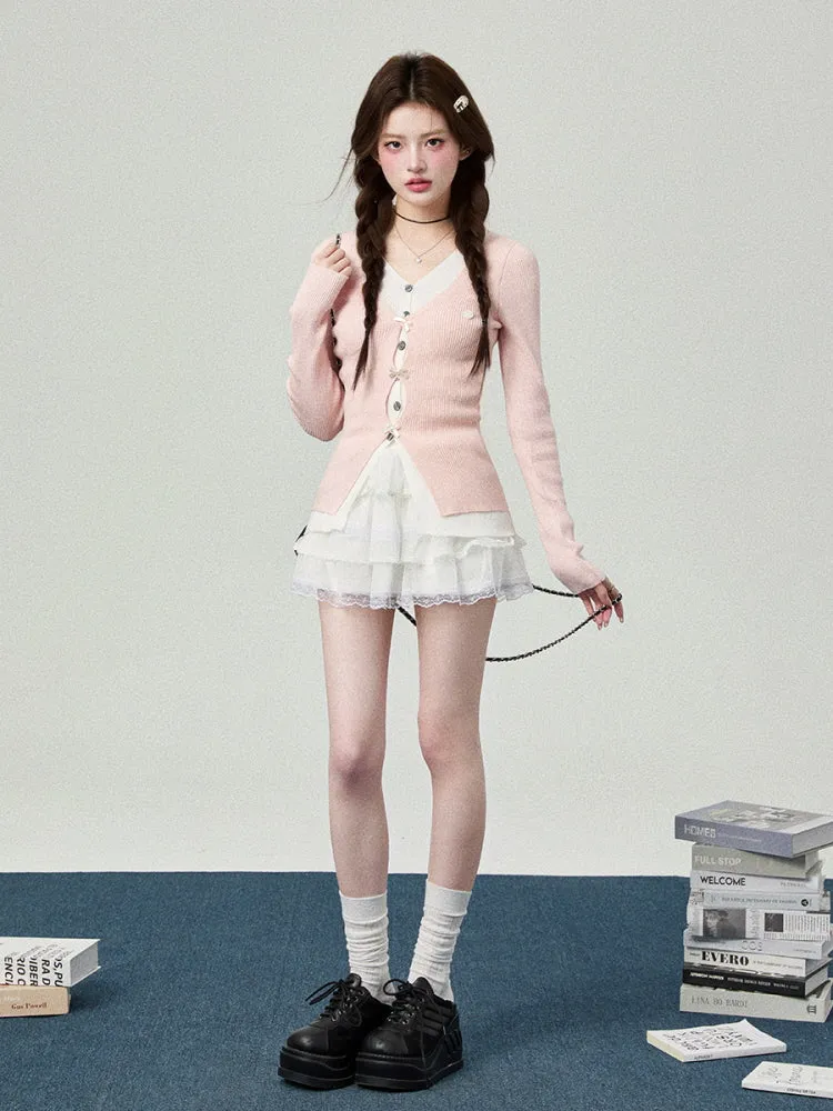 Cloud Ballet Lace Skirt