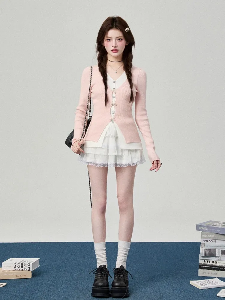 Cloud Ballet Lace Skirt