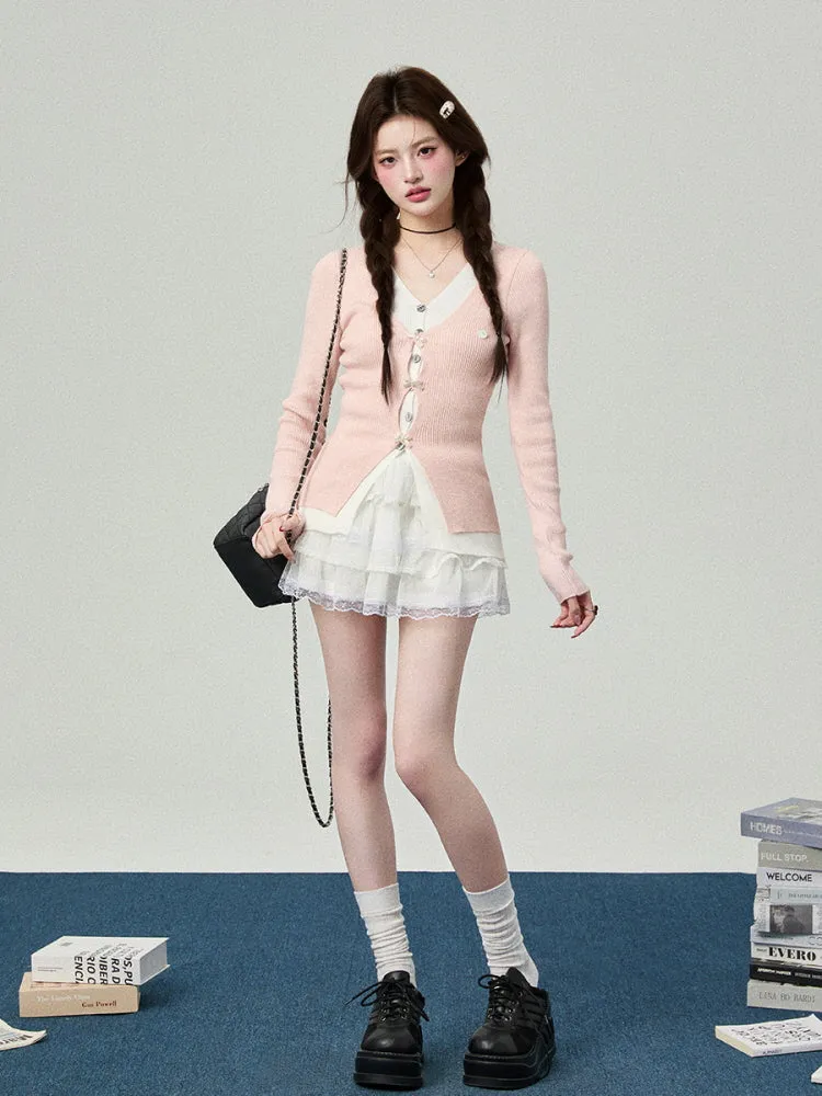 Cloud Ballet Lace Skirt