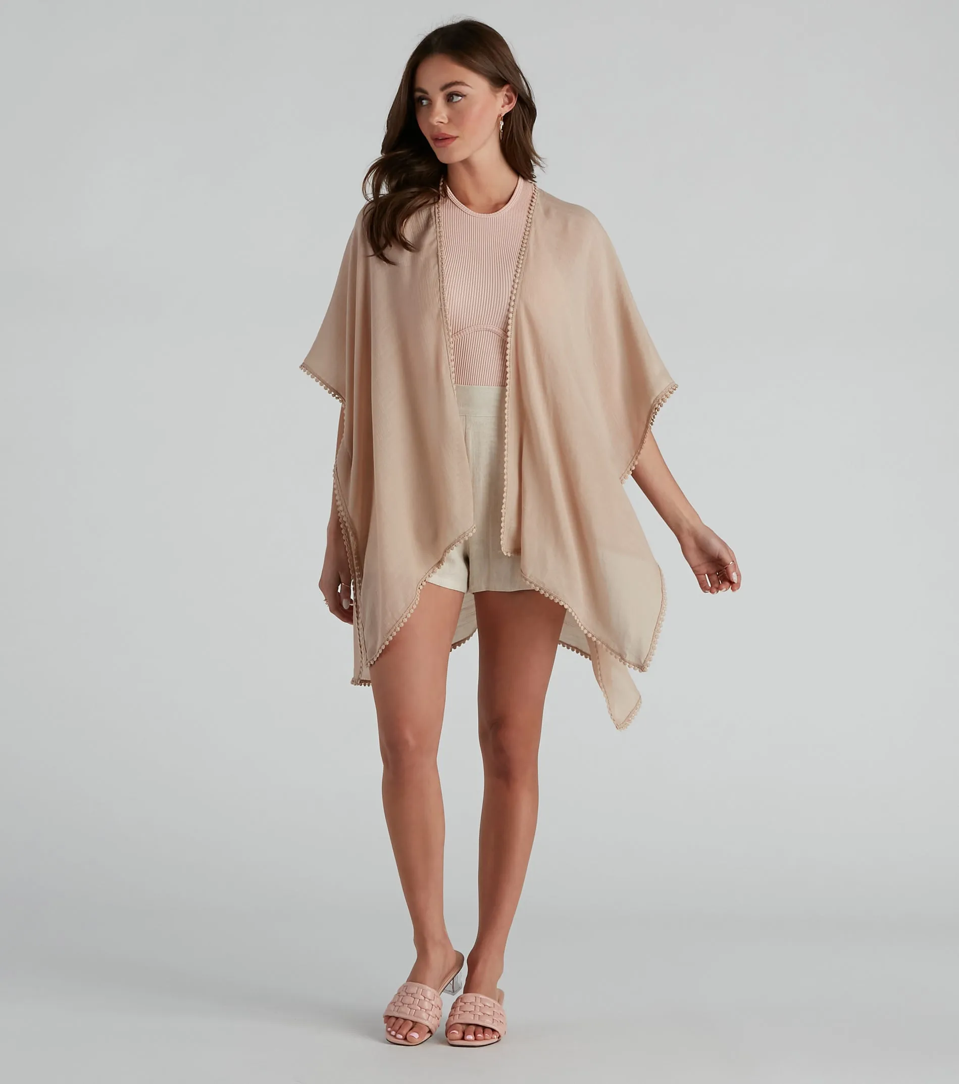 Coastal Chic Woven Kimono