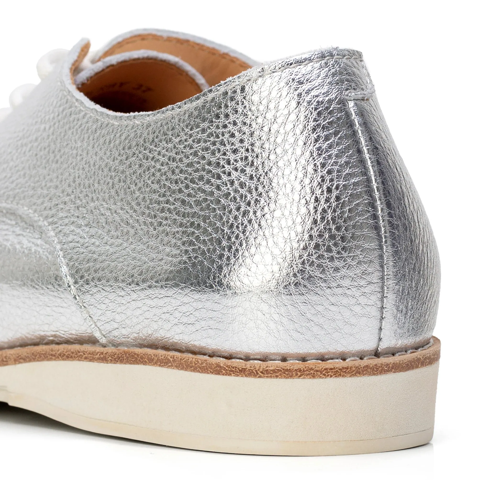 Derby Super Soft Shoe - Silver