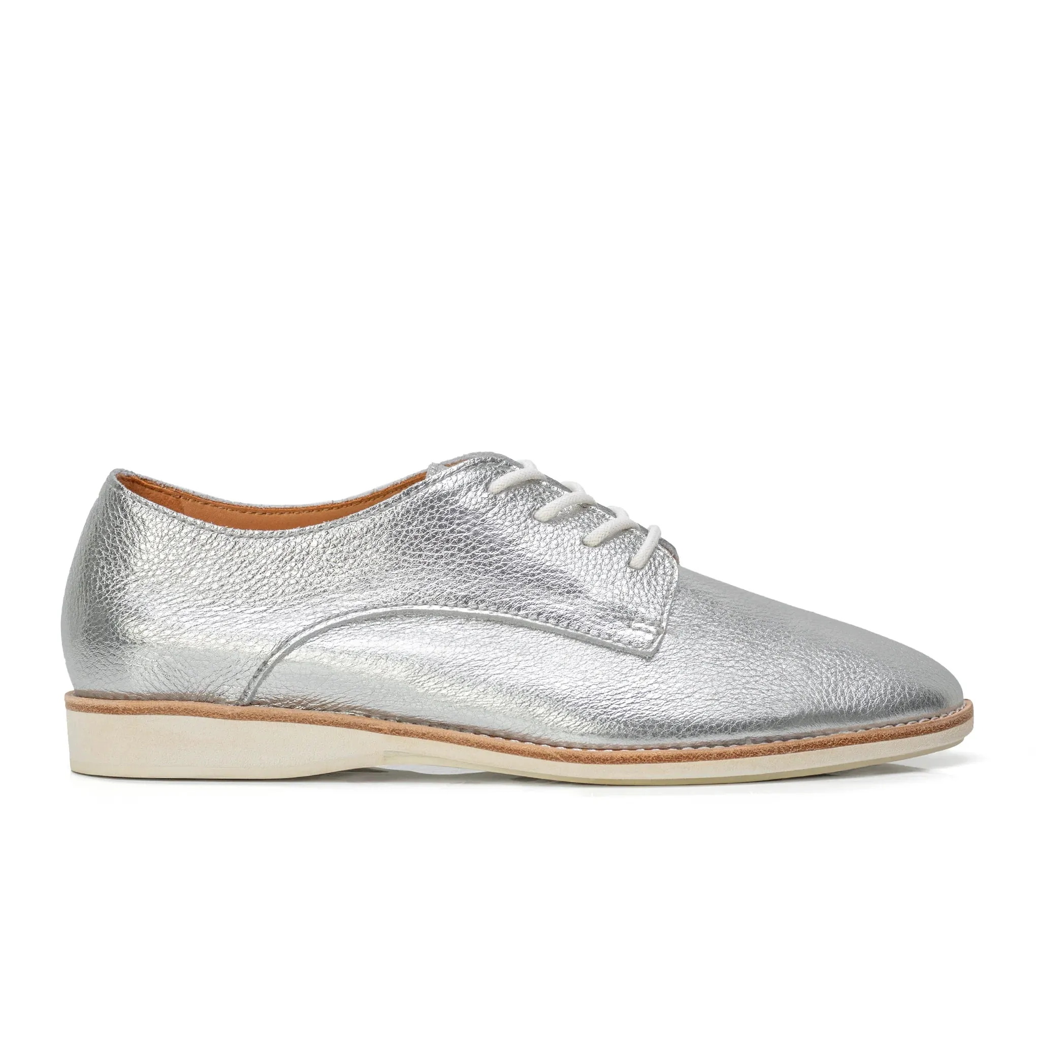 Derby Super Soft Shoe - Silver