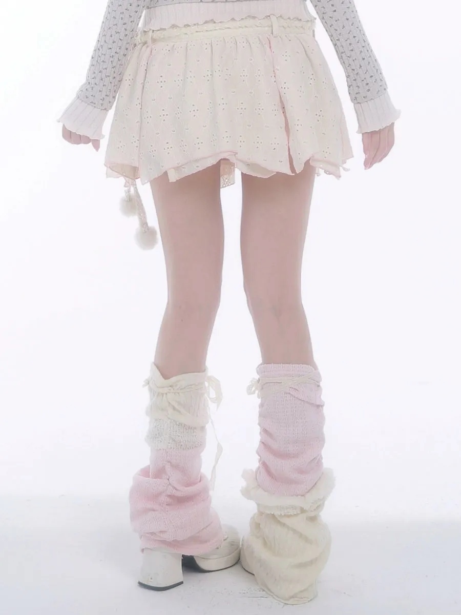 Dreamy Lace Leg Warmers