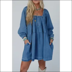 Dusk Blue Mini Dress: so Loose It's Basically Legal Nudity 😈