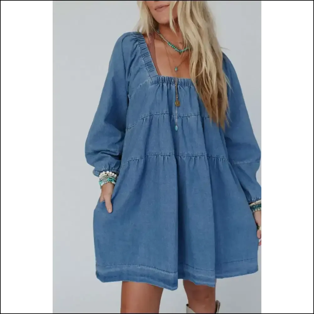 Dusk Blue Mini Dress: so Loose It's Basically Legal Nudity 😈