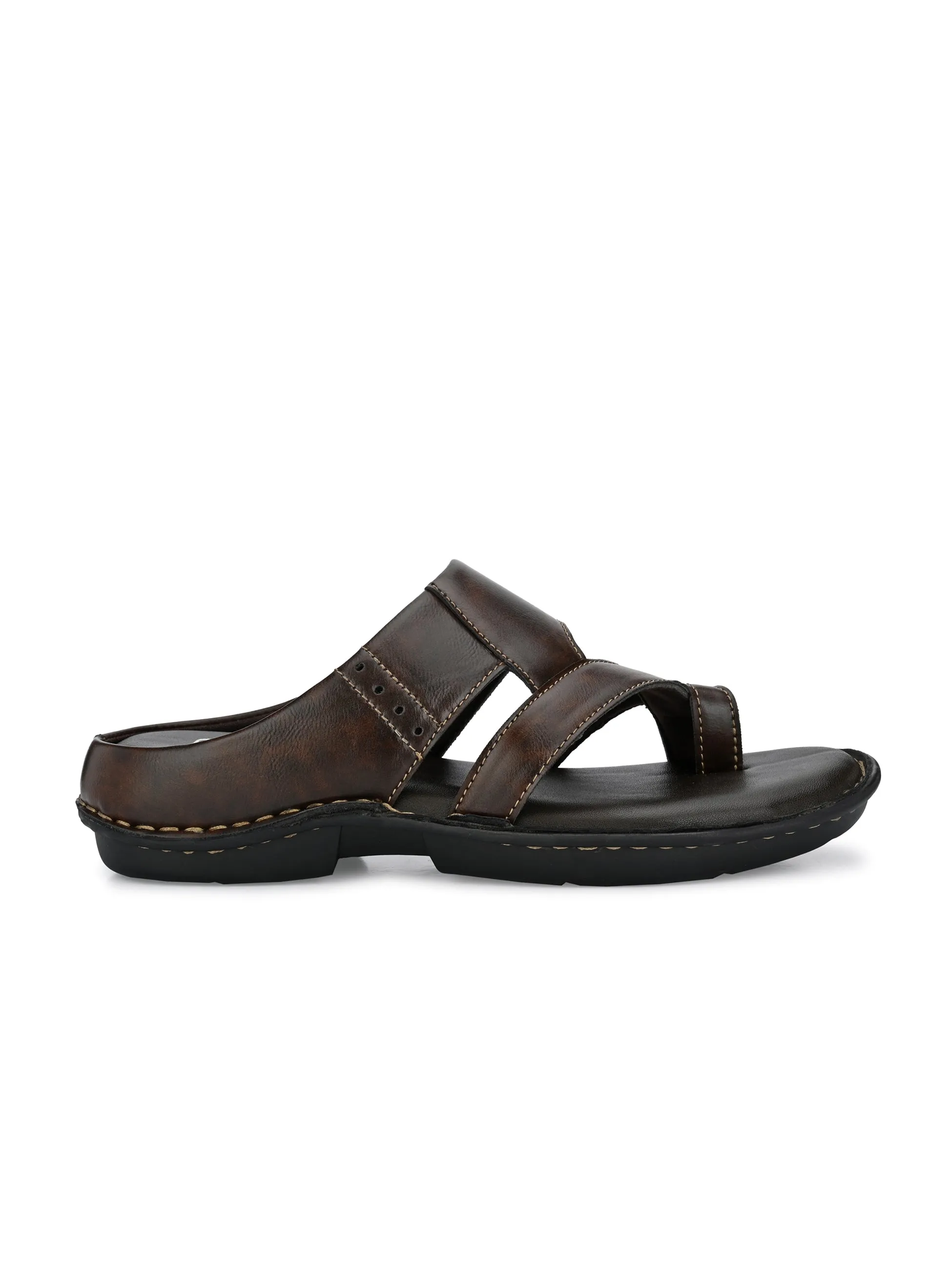 Espresso Elegance Thong Sandals