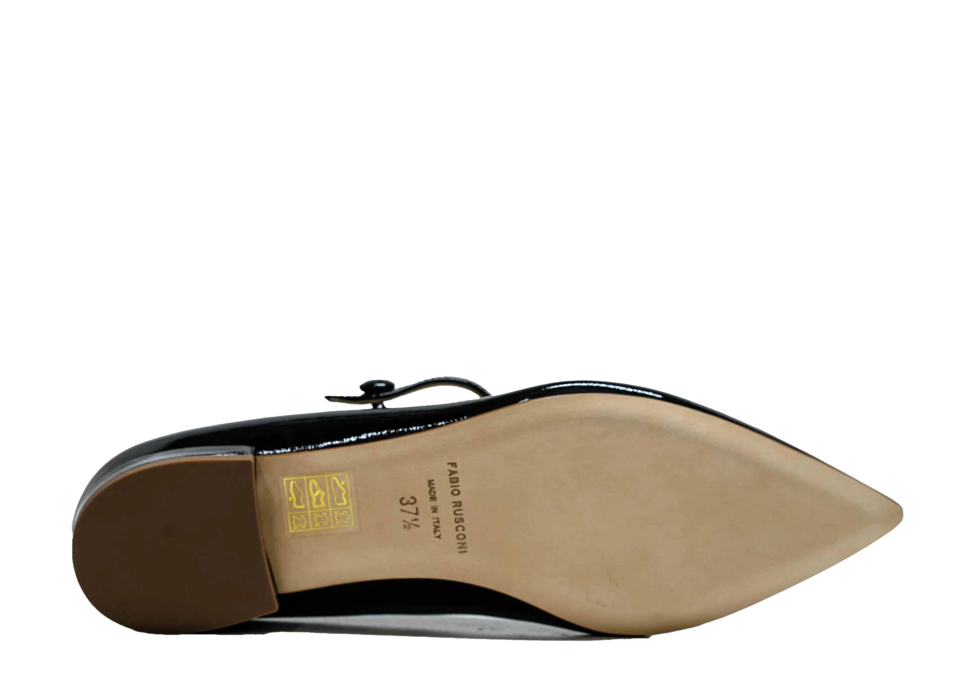 Fabio Rusconi Women’s Black Patent Leather Mary Jane Shoe F5979 30% OFF