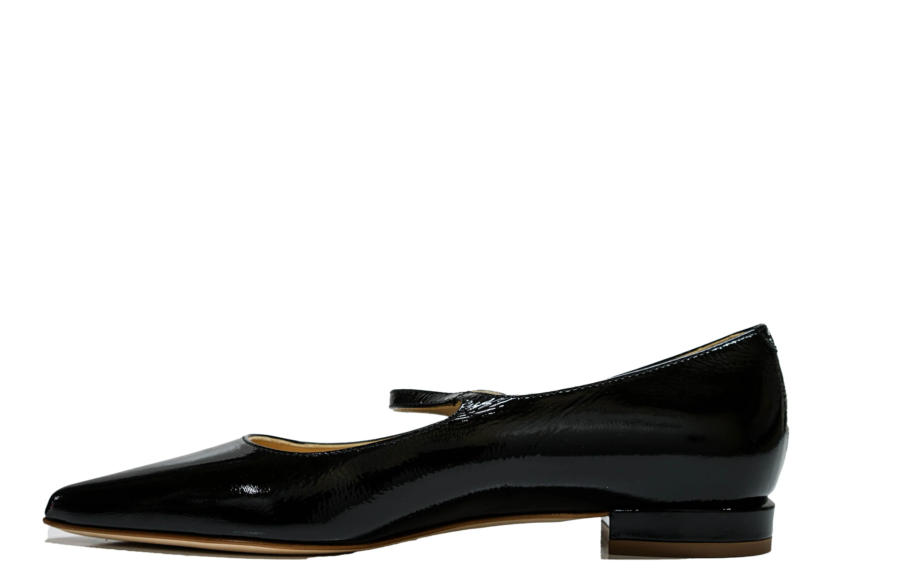 Fabio Rusconi Women’s Black Patent Leather Mary Jane Shoe F5979 30% OFF