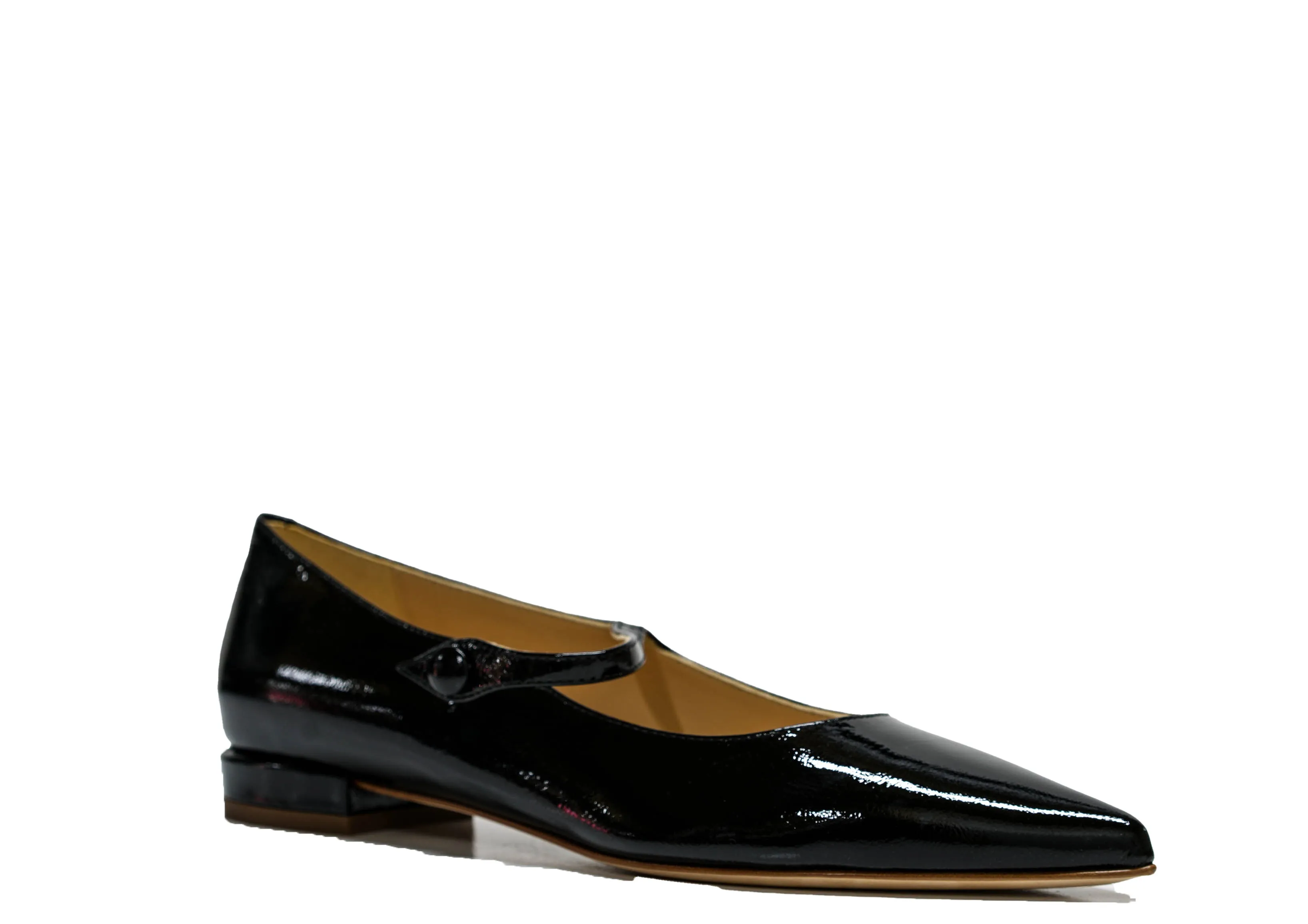 Fabio Rusconi Women’s Black Patent Leather Mary Jane Shoe F5979 30% OFF