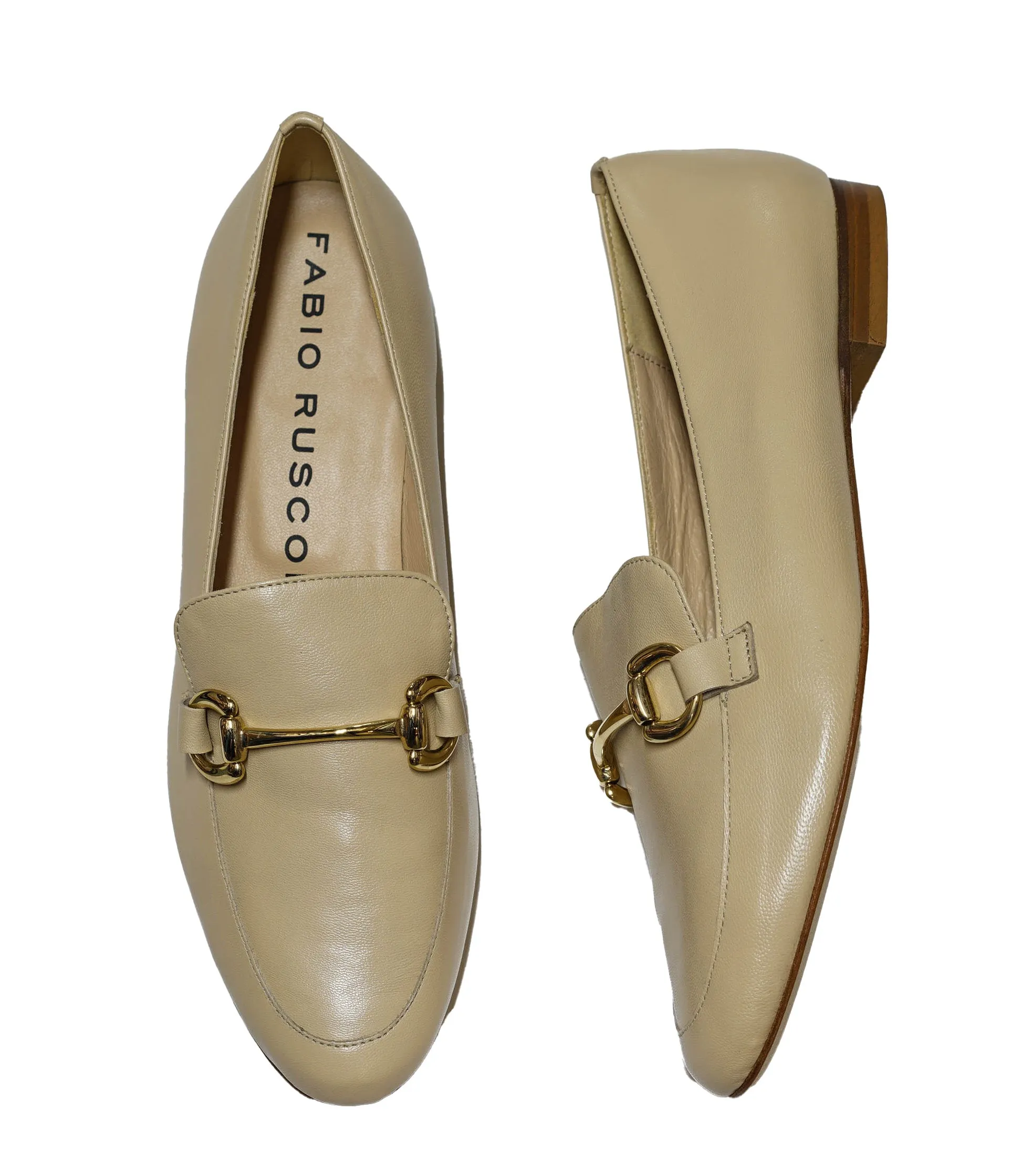 Fabio Rusconi Women’s Sand Leather Buckle Shoe S4637 30% OFF  NEW SEASON