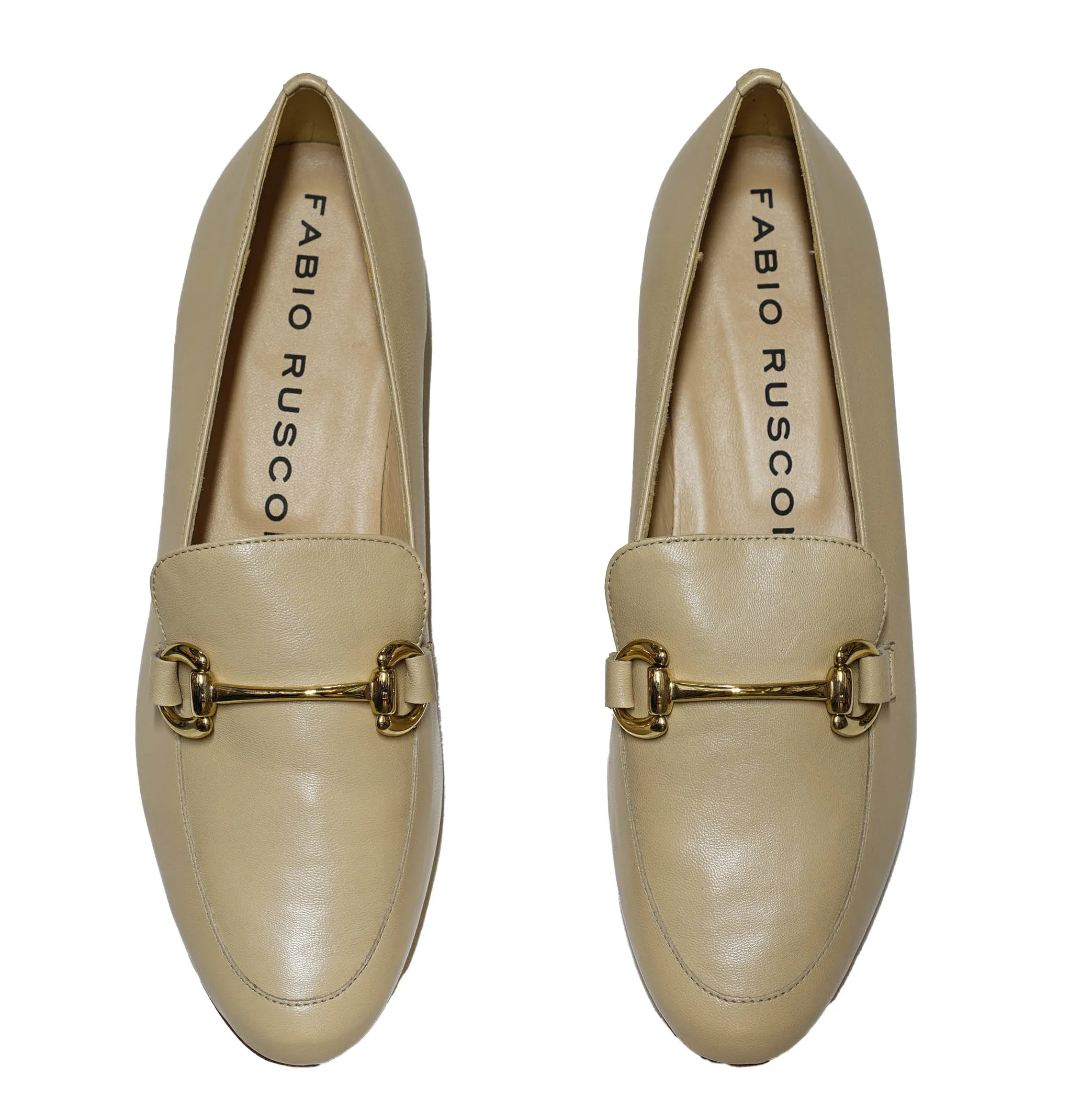Fabio Rusconi Women’s Sand Leather Buckle Shoe S4637 30% OFF  NEW SEASON