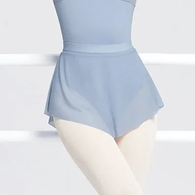 High Slit Ballet Dance Skirt for Women - Soft Mesh Elastic Ballerina Skirt