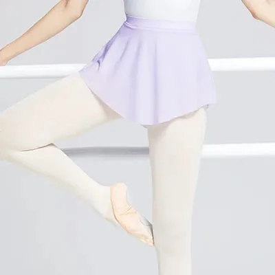 High Slit Ballet Dance Skirt for Women - Soft Mesh Elastic Ballerina Skirt