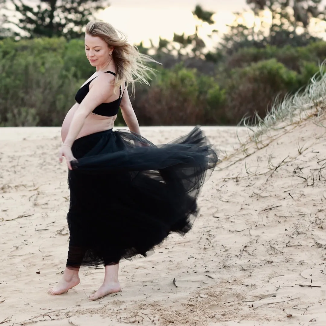 ines romantic tutu - noir tulle