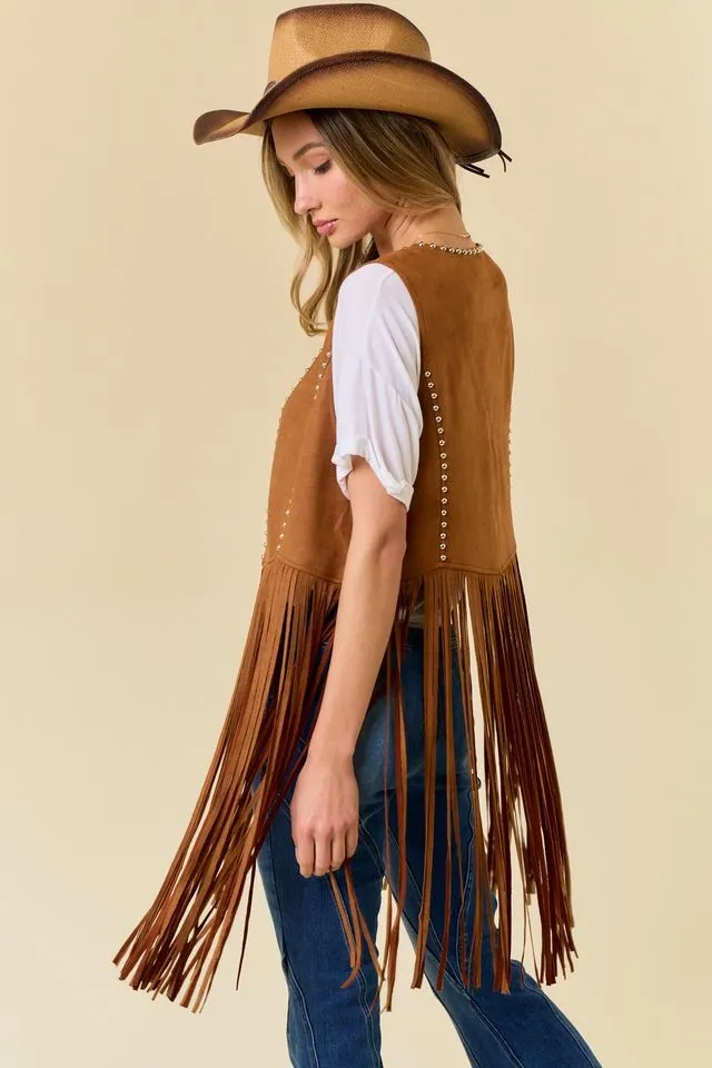 Jane Fringe Vest