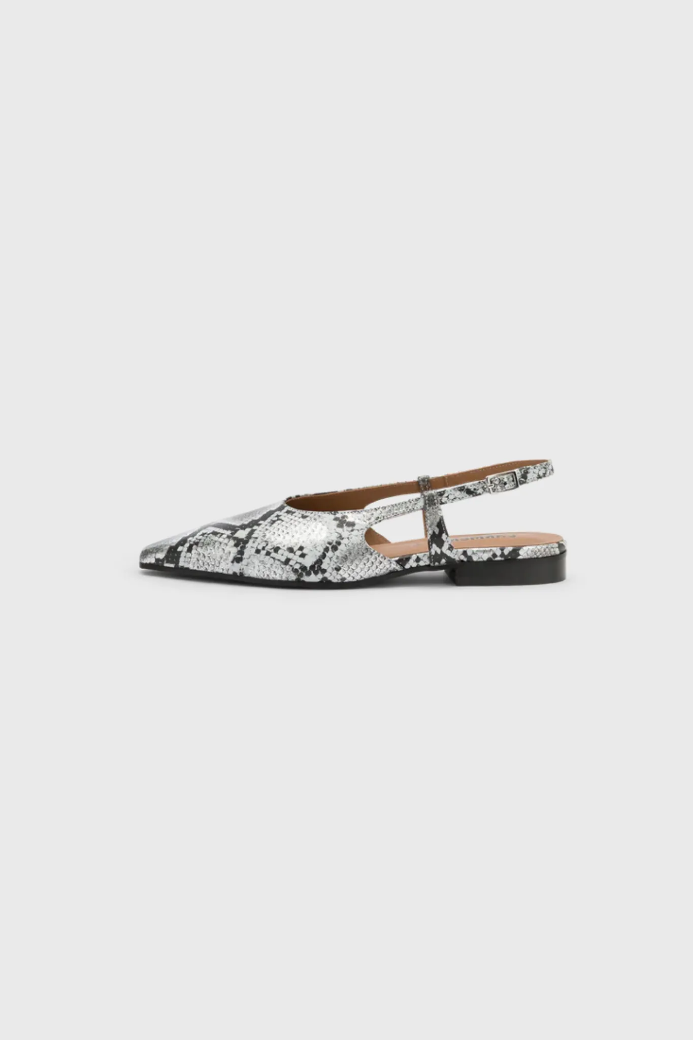 JANE PLAIN FLAT SHOES - ARGENTO