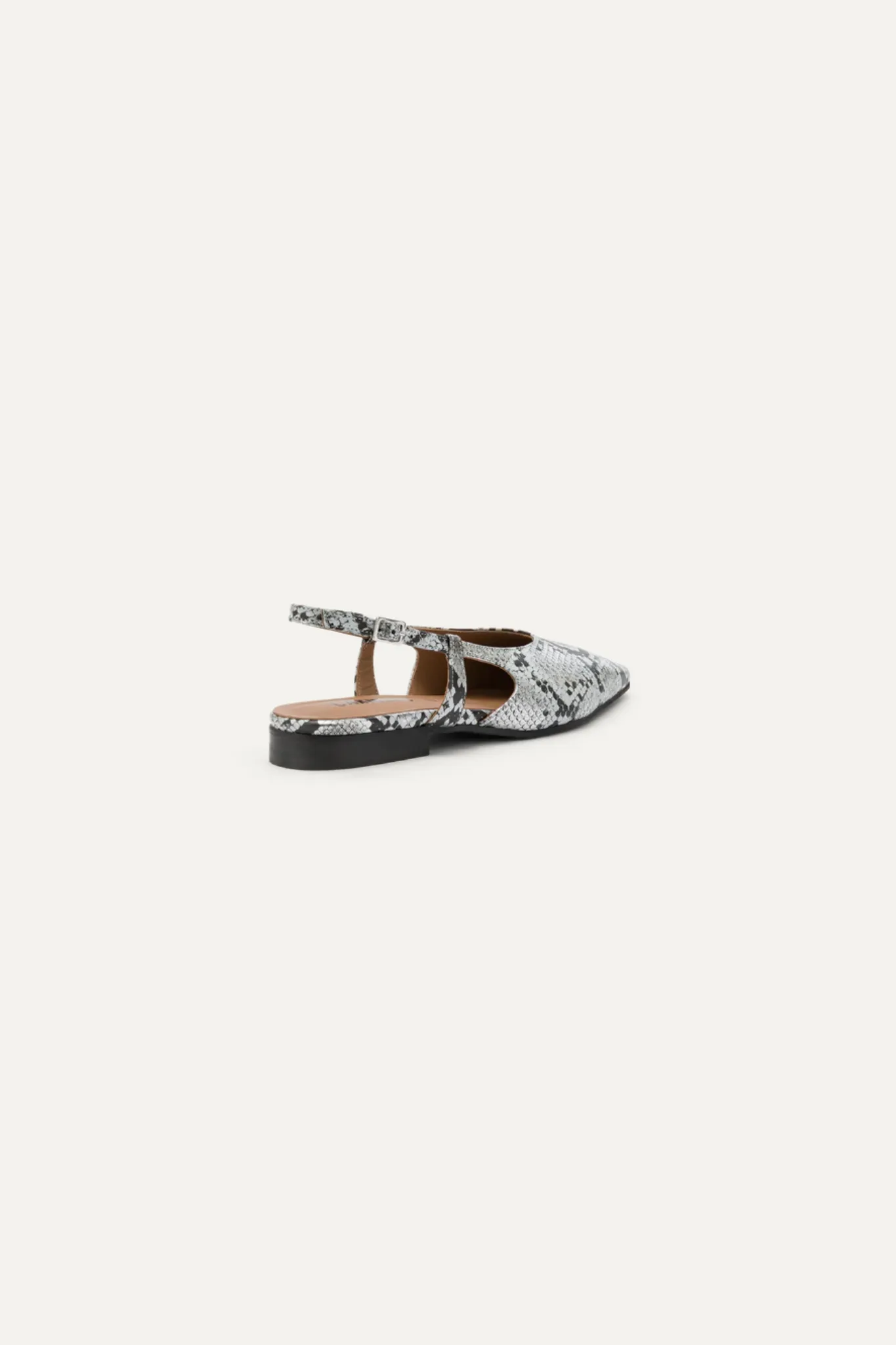 JANE PLAIN FLAT SHOES - ARGENTO