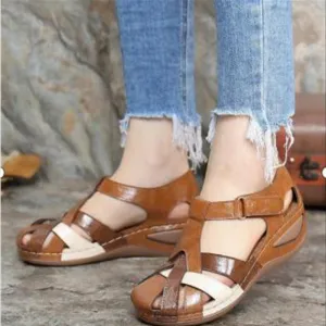 Kiana™ - Chic Multi-Strap Wedge Sandals