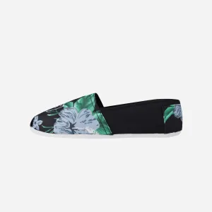 Las Vegas Raiders Womens Floral Canvas Shoe