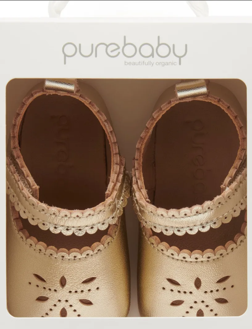 Leather Eyelet Mary Jane