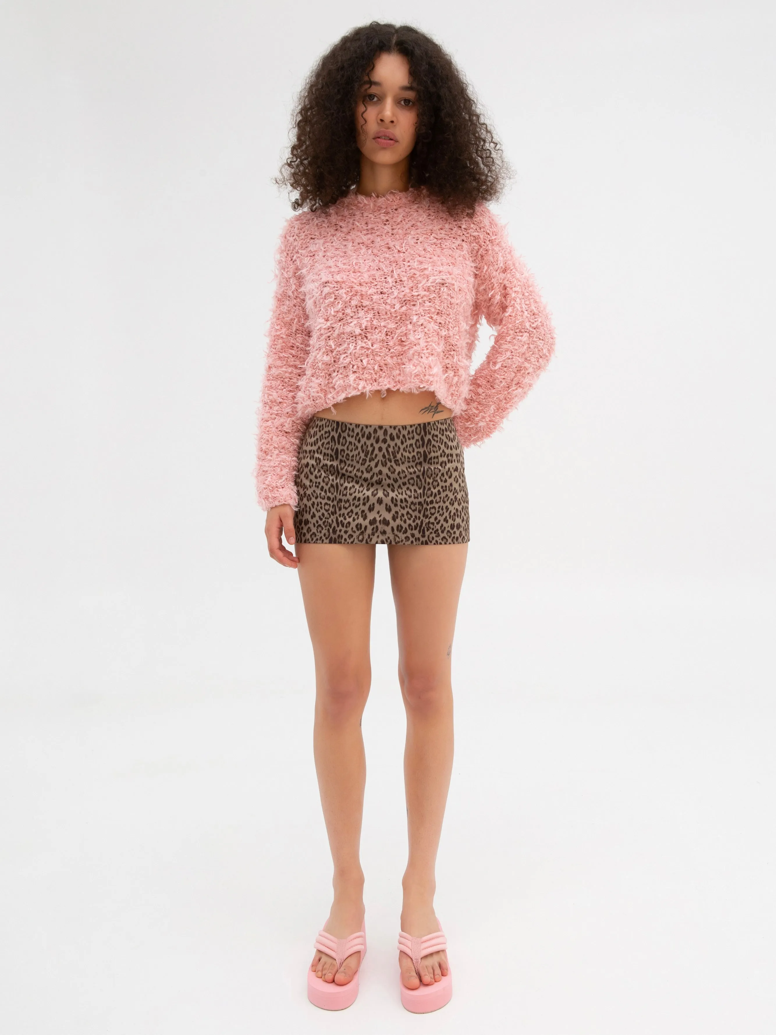 Leopard Extra Mini Skort