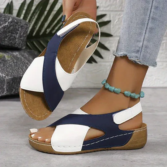Lizzo™ | Stylish Open Toe Wedge Sandals