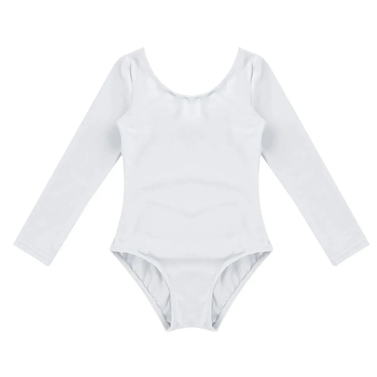 Long Sleeve Ballet Dance Bodysuit for Kids - Girls' Gymnastics Leotard and Tutu Combo