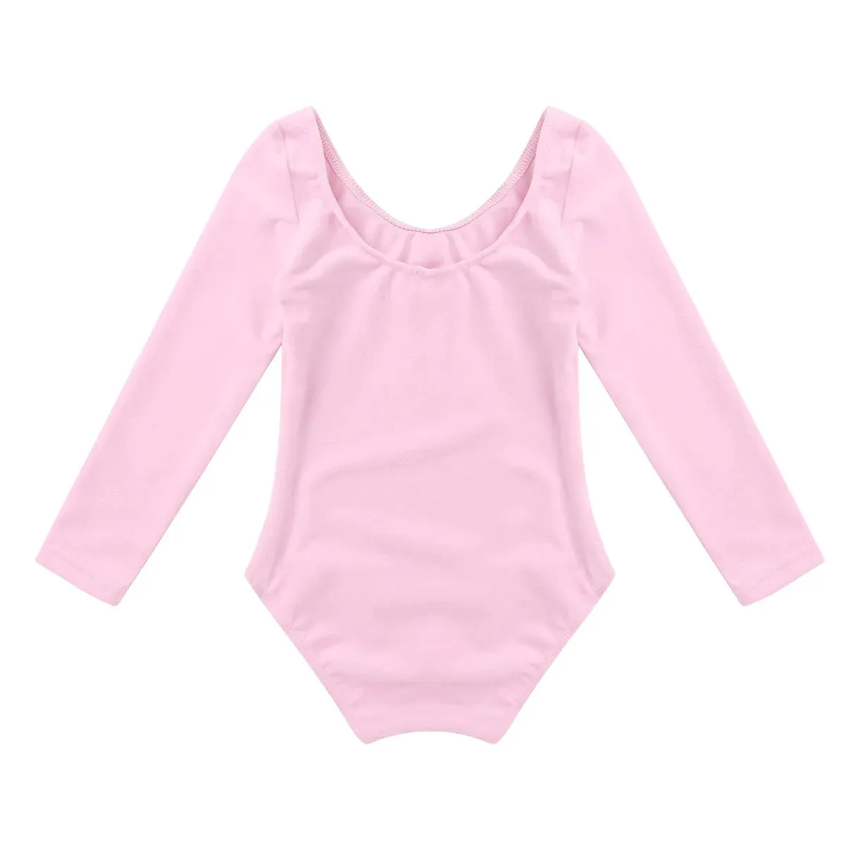 Long Sleeve Ballet Dance Bodysuit for Kids - Girls' Gymnastics Leotard and Tutu Combo