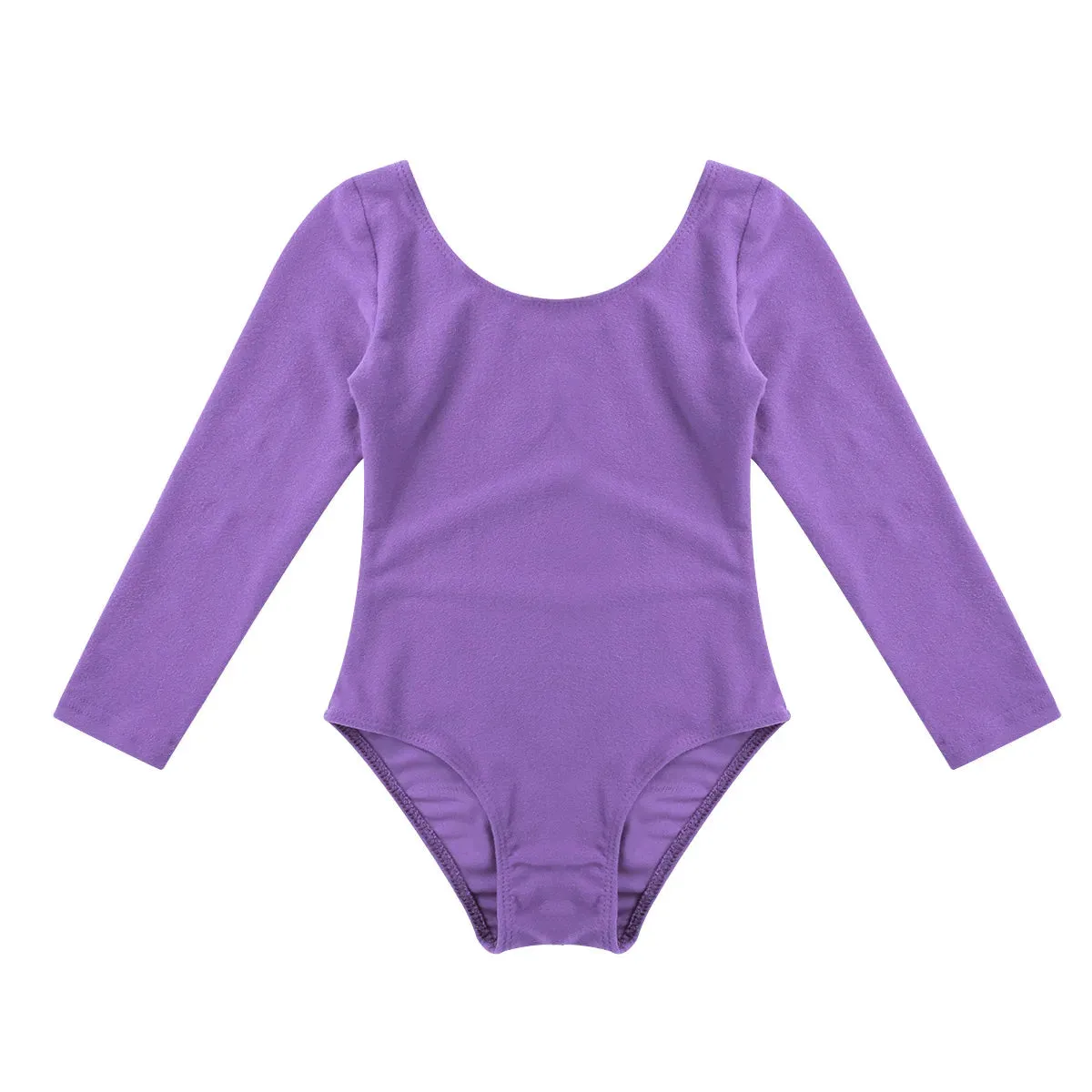 Long Sleeve Ballet Dance Bodysuit for Kids - Girls' Gymnastics Leotard and Tutu Combo