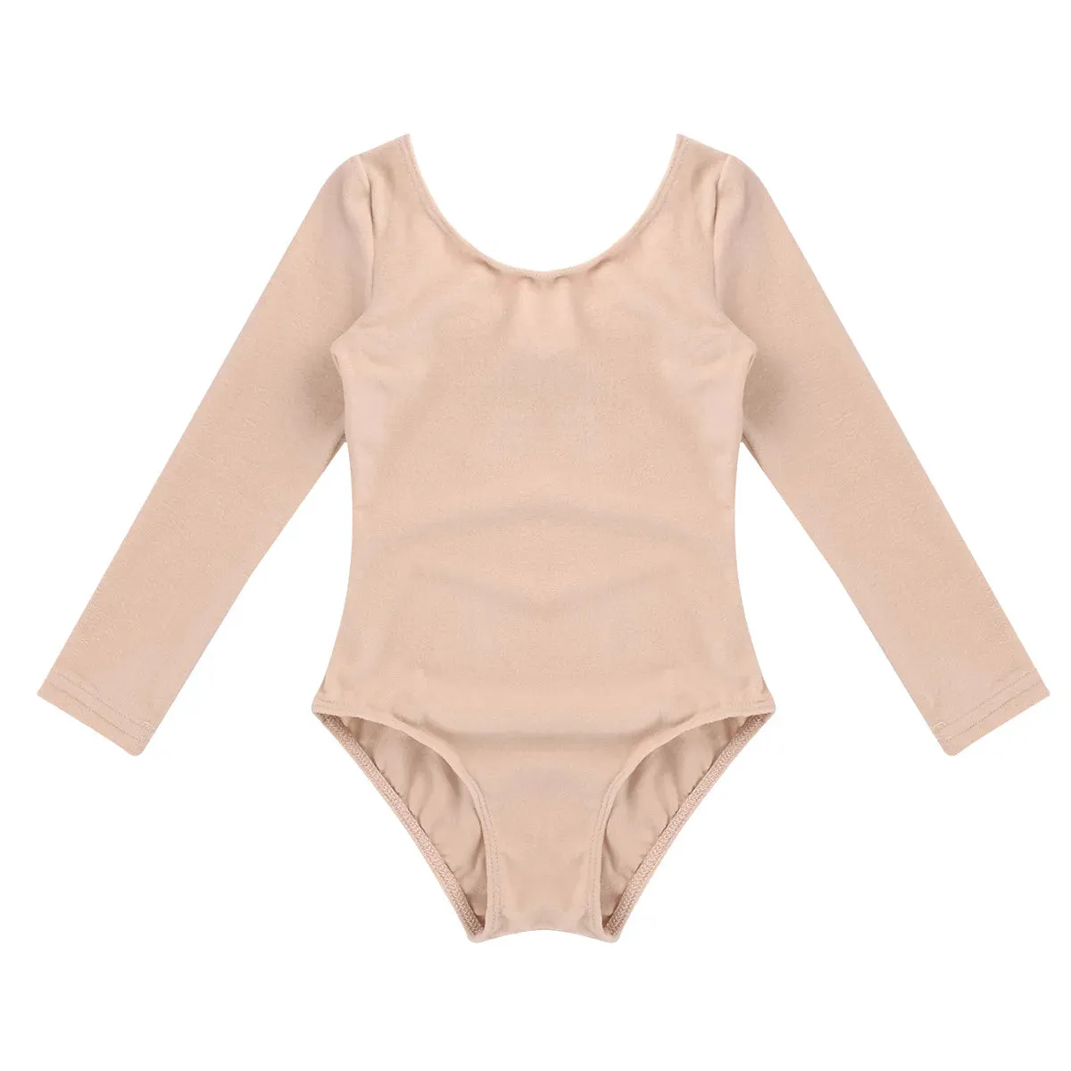 Long Sleeve Ballet Dance Bodysuit for Kids - Girls' Gymnastics Leotard and Tutu Combo