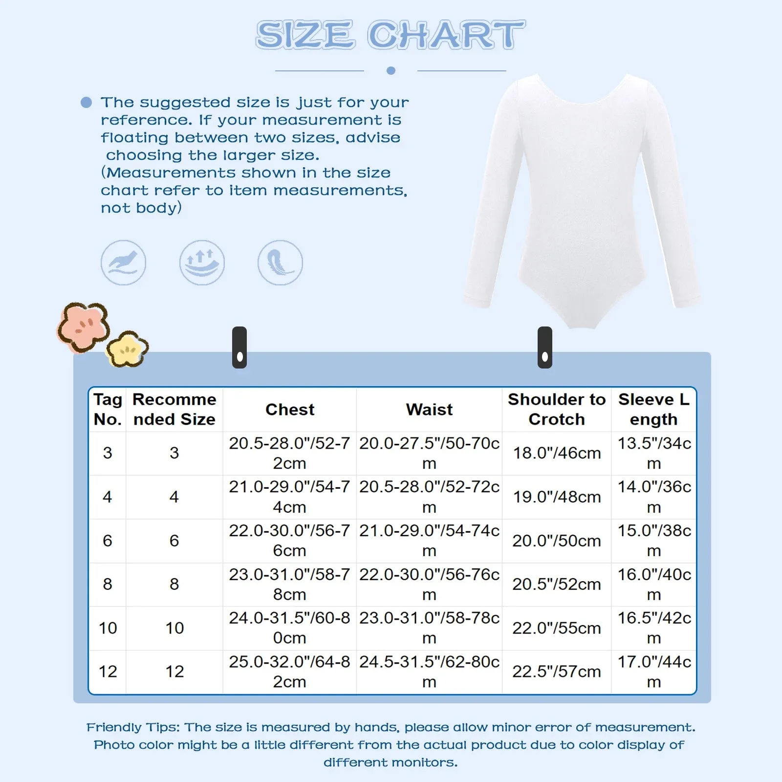 Long Sleeve Ballet Dance Bodysuit for Kids - Girls' Gymnastics Leotard and Tutu Combo