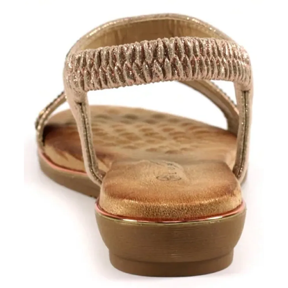 Lunar Esta Rose Gold Sandals