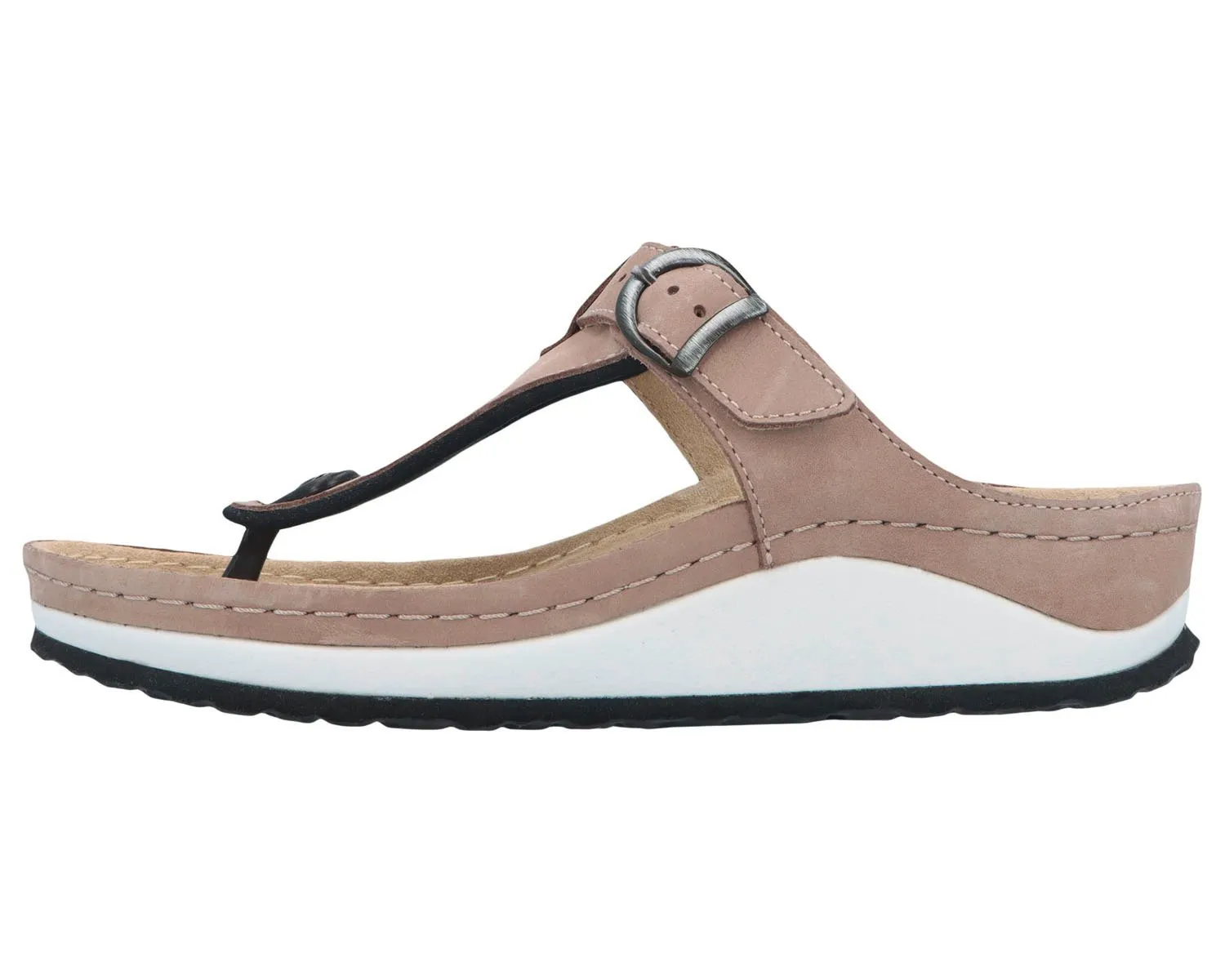 MILA Stone Nubuck Leather