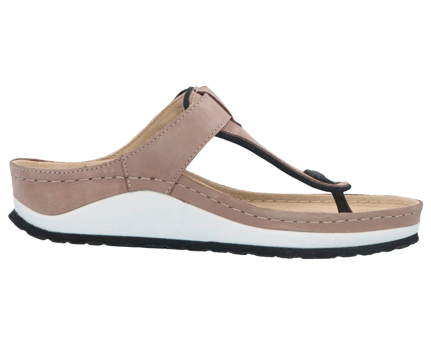 MILA Stone Nubuck Leather