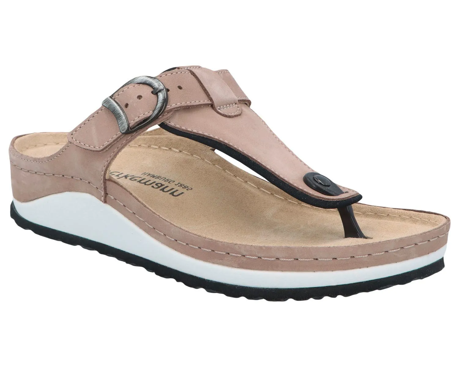 MILA Stone Nubuck Leather