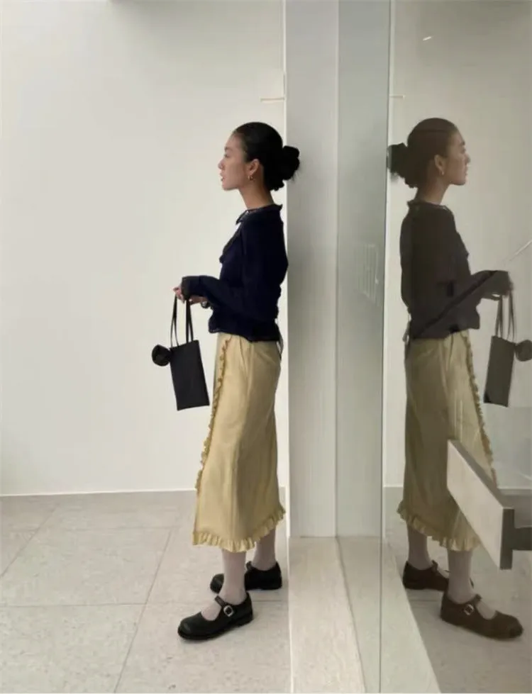 NEW & INSTOCK - Korean Style Leather Mary Jane Buckle Strap Korean Suede Flats