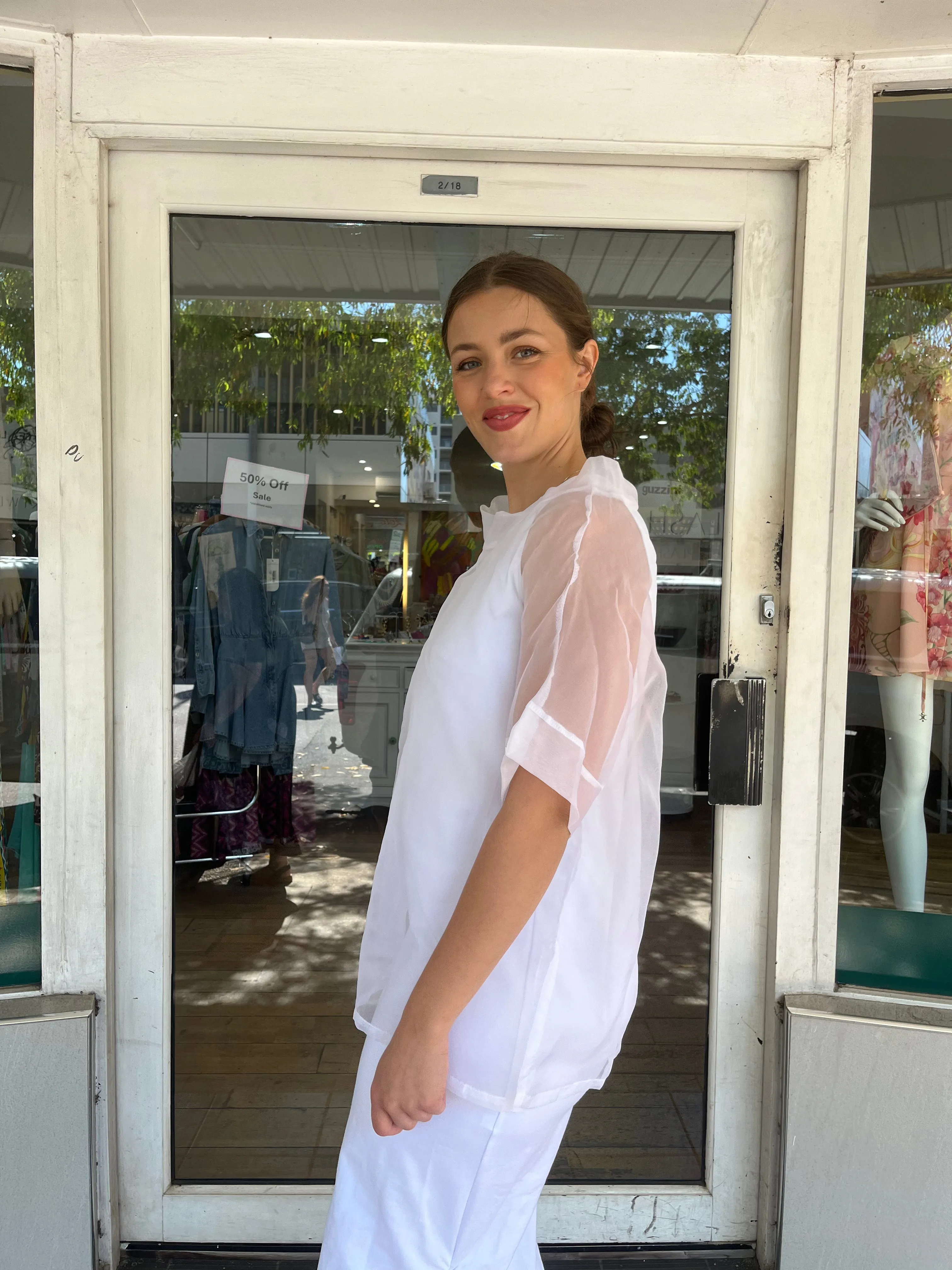 PLANET By Lauren G - ORGANZA TOKYO T - White