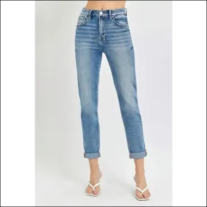 Risen High Rise: the Jeans that Roll Up your Style and Confidence! 😂👖