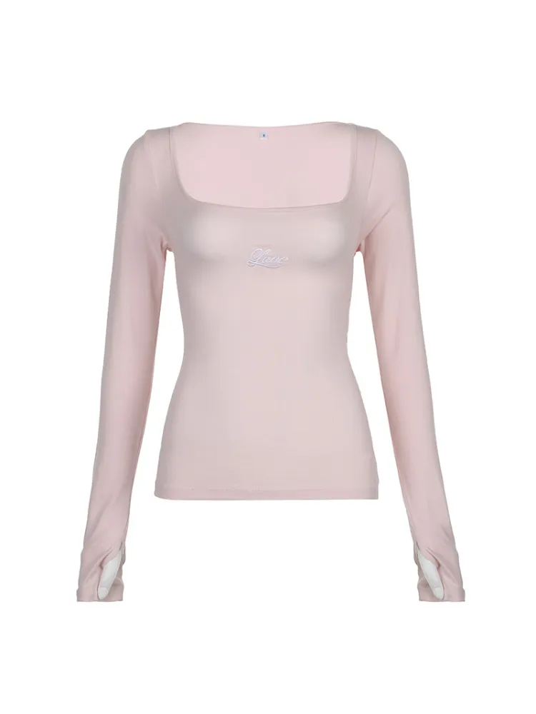 Satin Lace-Up Ballet Top