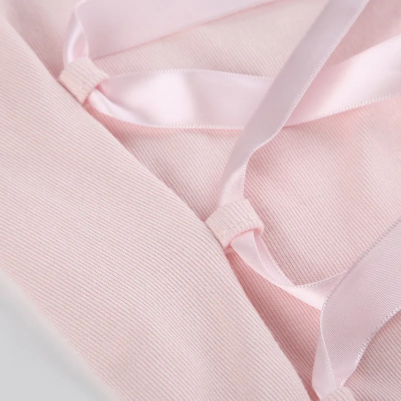 Satin Lace-Up Ballet Top