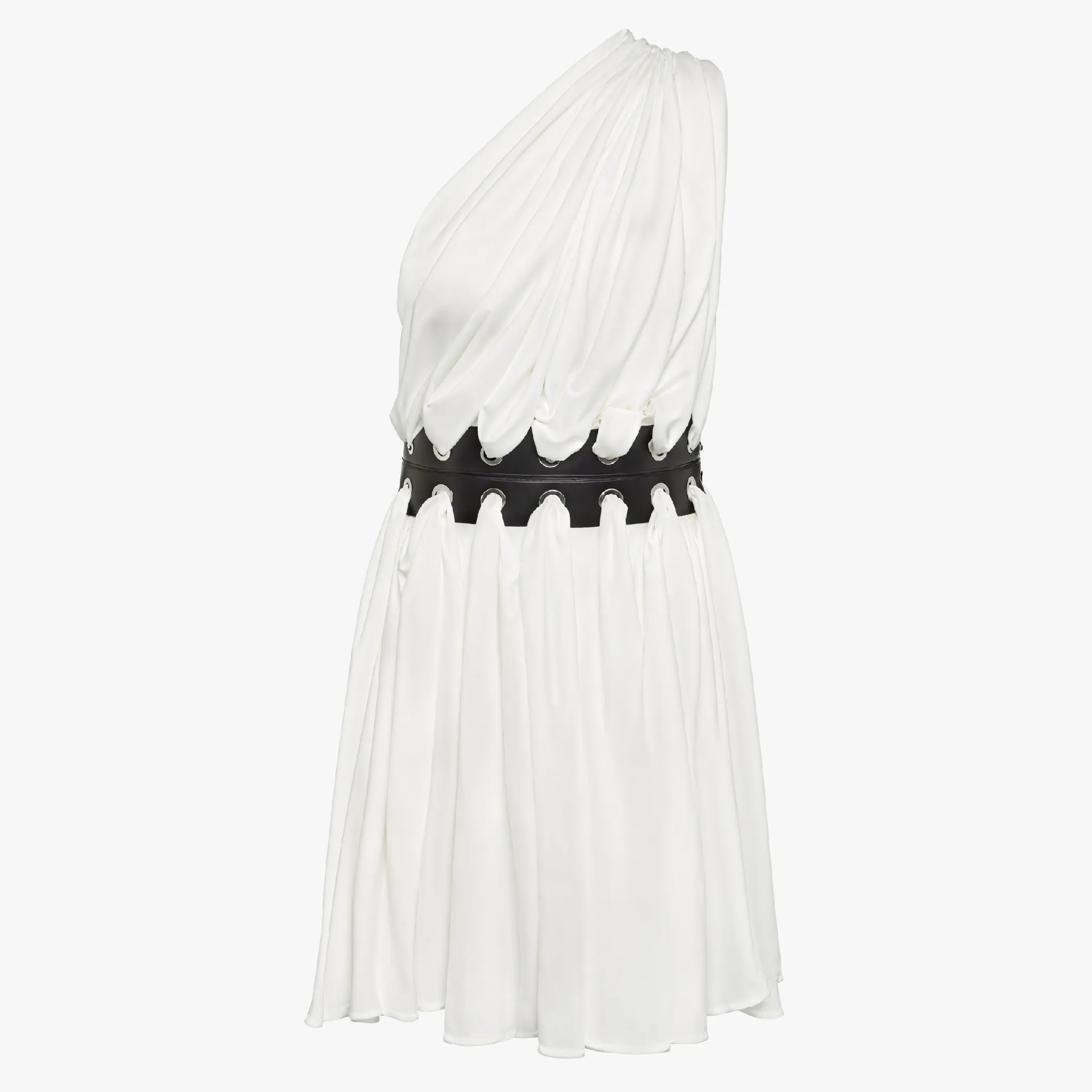 Sculpted Silhouette Dress with Belt Detail