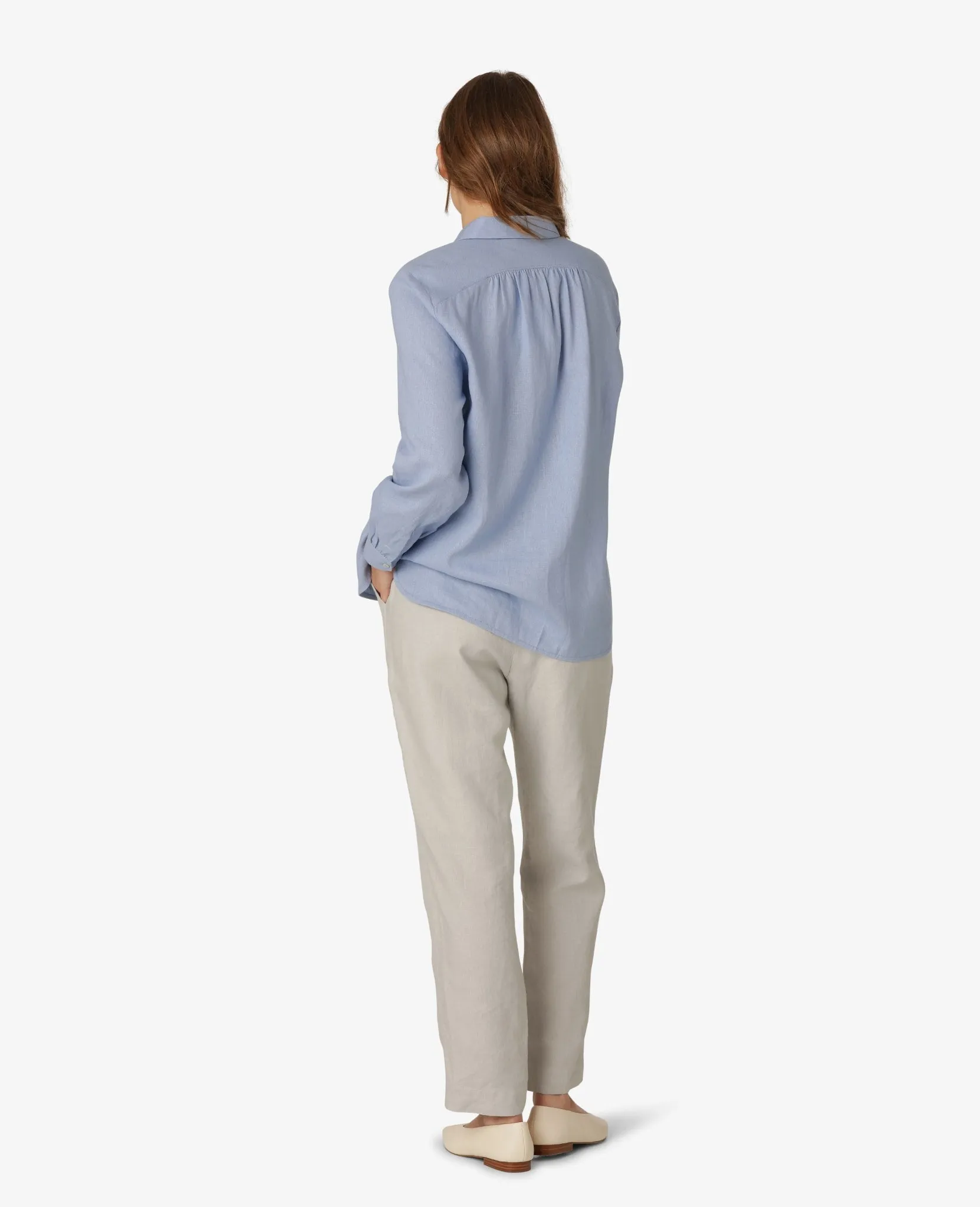 SHEER LINEN SHIRT