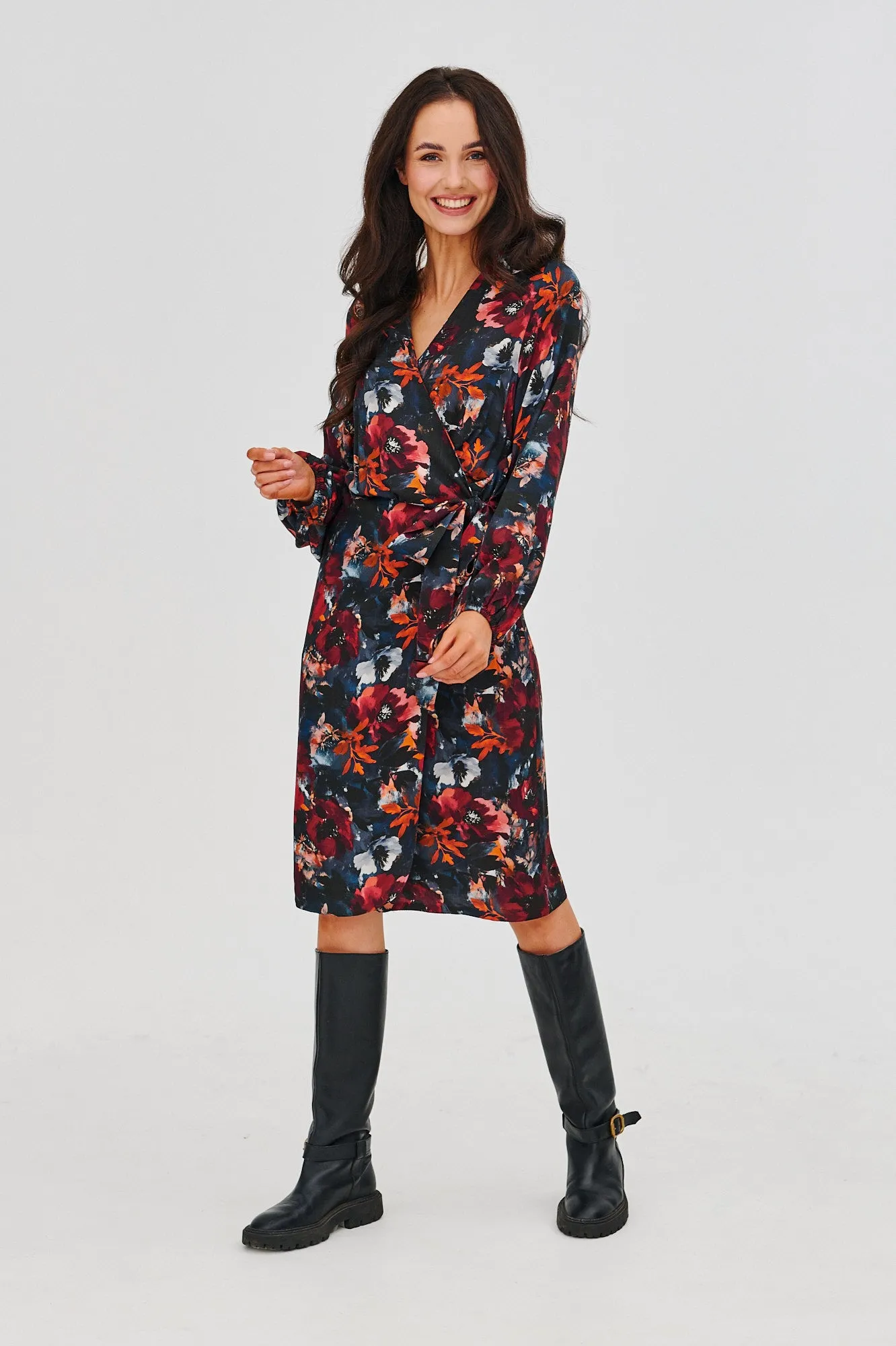 Silent Spark Tiered Dress